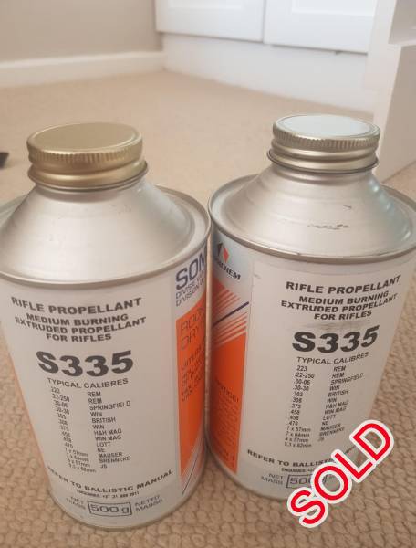 S335 Somchem Powder, Have 2 full cans available.