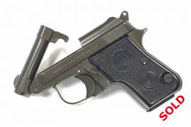 Beretta Model 950 B Jetfire FOR SALE, Beretta 950 B Jetfire, .25 ACP (6.35mm), semi-automatic pocket pistol for sale from dealer.
Newly Cerakoted finish.

For more information and to make an enquiry on this firearm, please go to this link:
http://theguntrove.co.za/browse-firearms/beretta-model-950-jetfire-2-2/

The Gun Trove
www.theguntrove.co.za