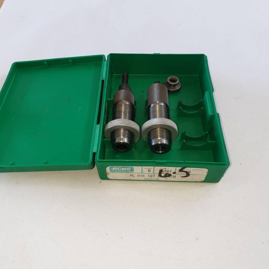 RCBS Dies set, RCBS full length die set for  6.5 TC-U with 
1. RCBS Full length neck sizing and decapping die 
2. RCBS bullet seating die
3. Shell holder 
