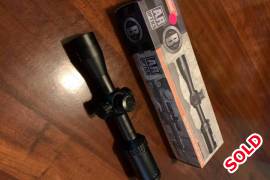 Bushnell AR Optics 2-7x32, Bushnell AR Scope with drop zone 22 Rimfire BDC reticle and target turrets.
Scope is optically perfect and works beautifully, some minor cosmetic scuffs from mounts but perfect otherwise, scope is in original box with papers etc.
Selling due to upgrade.