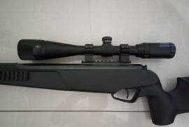 STOEGER AIR RIFLE - ATAC , The Stoeger Air Rifle - ATAC - Combo (Supressor & 4-16x40 Riflescope) comes with a gas ram that will let you keep your gun cocked without worrying about breaking the mainspring. Hardly used, comes with Rifle bag