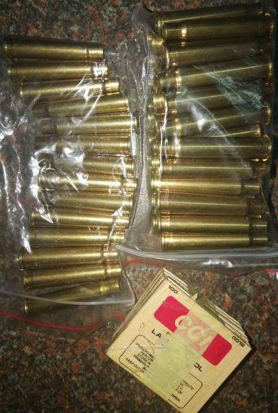 .303 BRITISH Fired Cases & Primers, 53x MILSURP (BERDAN PRIMED) cleaned, sized, de-primed R100
360x BERDAN PRIMERS (FOR ABOVE MILSURP CASES) R100
 