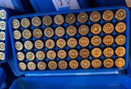 9mm cases in ammo box, 9mm cartilages in an ammo box
Holds 50 rounds
R65 each and when taking more than 10 R60 each
56 available 
*Doornpoort Pretoria*
Can also courier at buyers cost
Chris Steinberg

0837744335
