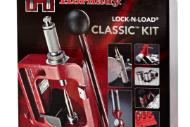 Hornady L&L Classic Kit, Precision and ease make the Classic Press a winner.

A single stage press is perfect for both beginners and those who want complete control over the entire process. The Lock-N-Load Classic delivers both dependability and precision with its uniquely angled, solid cast frame that offers greater visibility and easier access to the cartridge. Designed to assure perfect die and shell holder alignment, its Lock-N-Load quick change bushing system also makes the process quick and easy.
