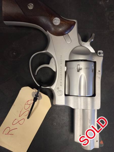 Ruger Security -Six  357 Mag Rev , To all our Clients,please come and view this Beautiful looked after Ruger-Security-six 357 Mag rev at Cape Guns and ammo 2 C Thermo street stikland bellville 7530 tel 021 9452606