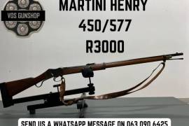 MARTINI HENRY pre loved looking for a home , R 3,000.00