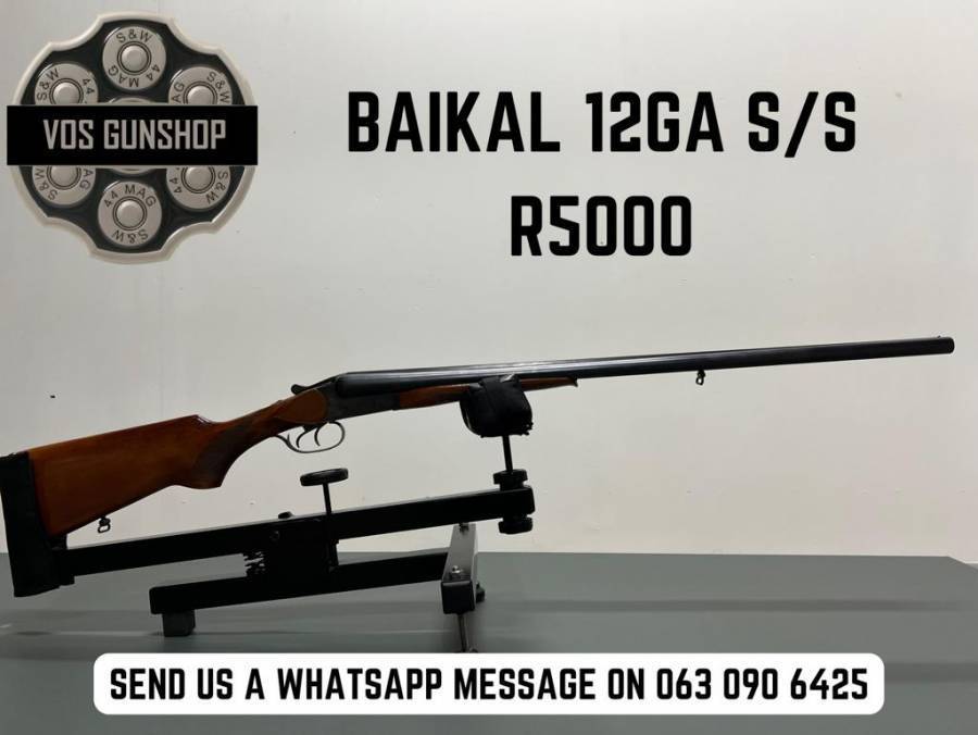 BAIKAL, Call : 016 100 0896
email : info@vosgunshop.co.za
whatsapp : 063 090 6425
visit VOS gunshop C/o berg and assegai street three rivers Vereeniging 