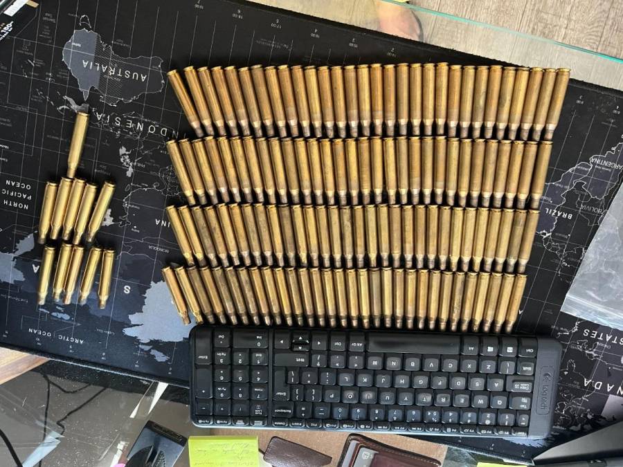 270 brass - PMP and Federal - 131 cases, once fired