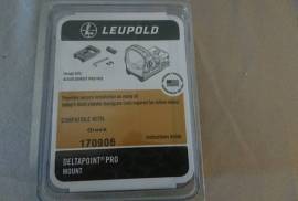 Glock mount for Leupold Delta point sight, Brand NEW, sealed in package. Fits ALL Glocks. SUPER strong & thin! Original Leupold item imported from USA. Guaranteed for life!