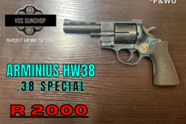 Revolvers, Revolvers, ARMINIUS HW38 - .38 SPECIAL REVOLVER , R 2,000.00, ARMINIUS, HW38, .38 SPECIAL, Used, South Africa, Gauteng, Vereeniging