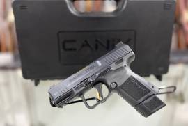 Canik TP9 Sub Elite Executive , The Canik TP9 Sub Elite Executive. Classy, Elegant while still being able to put in the work just like any other! The gold accents and the flat trigger makes it stand out from the crowd! Comfortable to carry and even more so to shoot! Get yourself a Classy Canik! 