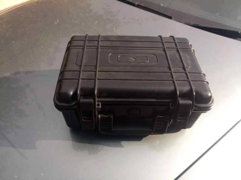 black container for pistol, black hard container for pistol, inside is square ganze cotton pads
box has the vent and two locker postion,
can be used as the shipping box with air flight, still brand new, have two, R1000 each
 