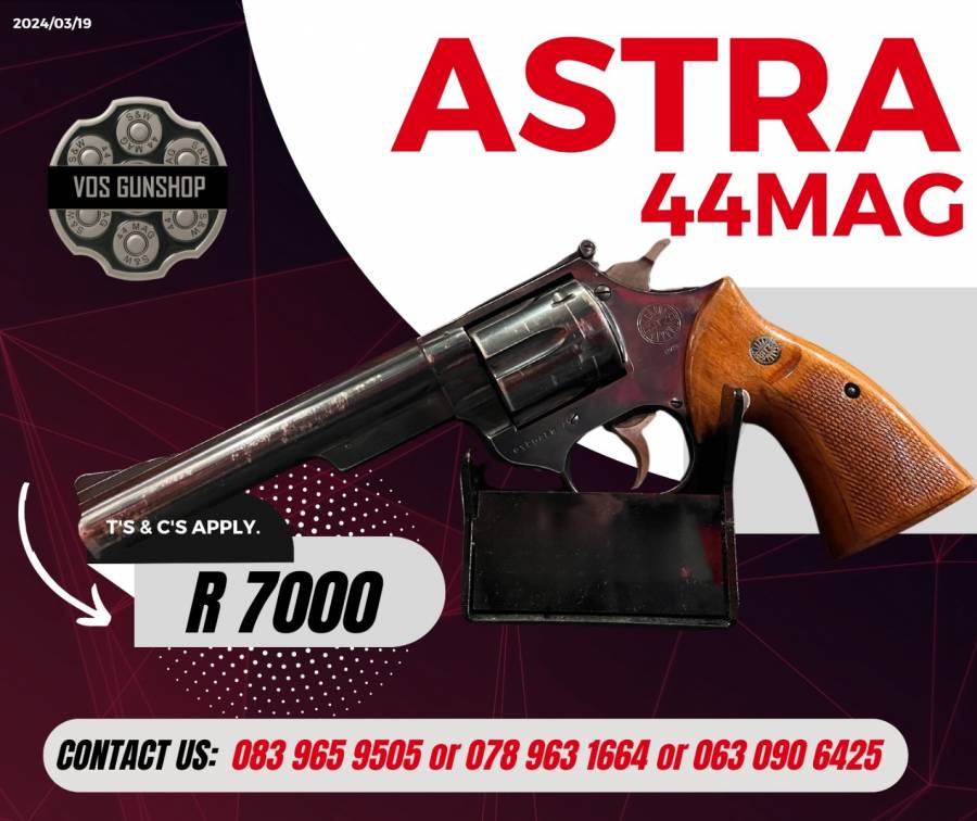 Revolvers, Revolvers, ASTRA 44 MAG ONLY R7000, 44MAG , Used, South Africa, Gauteng, Three Rivers