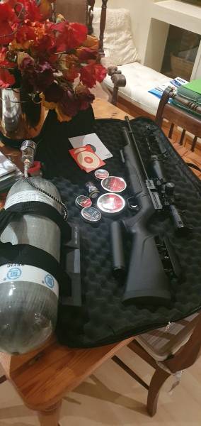 Kral Puncher S 5.5mm .22Cal Pcp Air rifle full kit, Kral puncher with all accessories, brand new,  used twice.