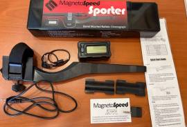 MagnetoSpeed Sporter, Unit in perfect working order and includes XFR adaptor for the MagnetoSpeed App.
Message me via GunAfrica, got spammed to death last time I advertised with my phone number.
