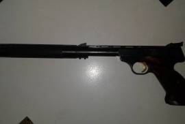 .22 Browning Pistol, I am selling my .22 pistol gold trigger target shooting semi automatic pistol. This pistol also has a silencer my price is negotiable. Urgent Sale.