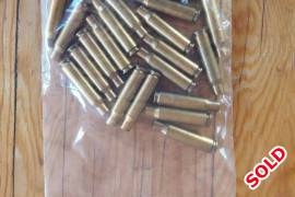 Reloading cupboard clearout: 308 brass, 19 x Norma .308 brass cases, unfired: R200
43 x Sako .308 cases, once fired: R300

Please sms/whatsapp/call or email me directly as notifications from this website don't seem to reach me.