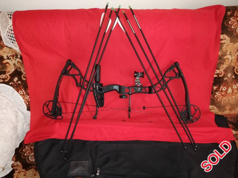 Bowtech Assassin complete bow package , Bowtech Assassin 70# ...
Black Ops ...
Complete bow with bow bag and six uncut 400 spine arrows ...
Draw from 26