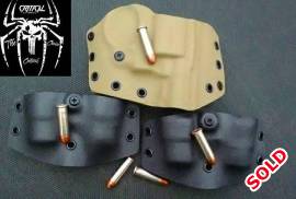 Kydex holster and double speedloader carrier, Original kydex holster in iwb and owb carry solutions.
With single and double speedloader carriers and ammo clips