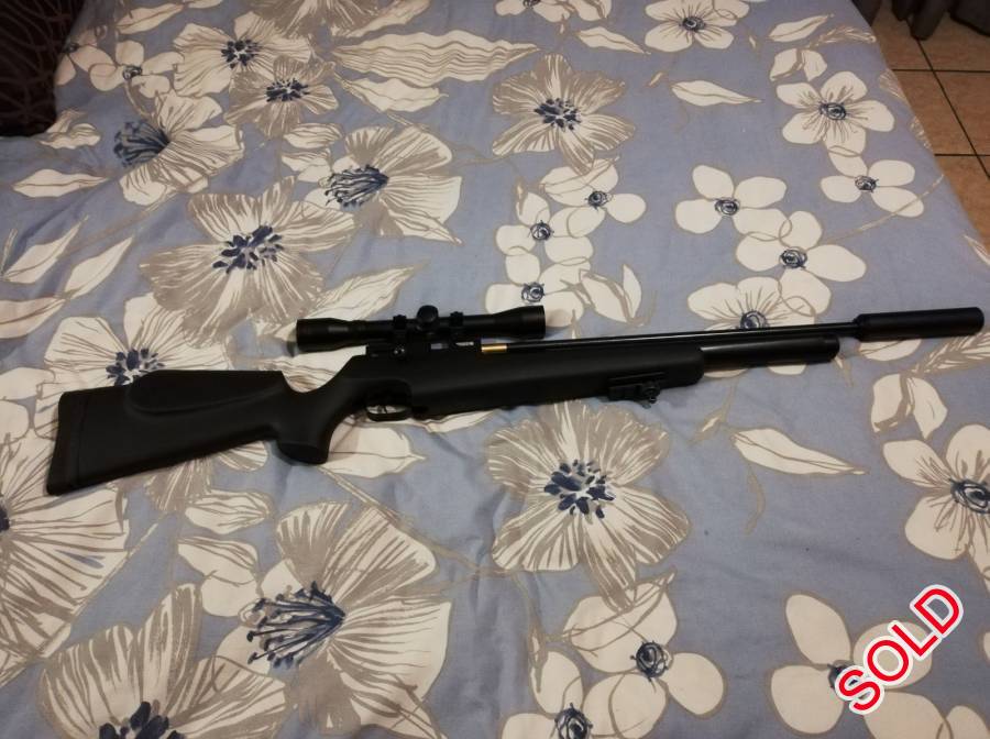 FX TYPHOON 4.5MM , FX TYPHOON SMOOTH TWIST BARREL
As new condition bought in December 2018 .
Hardly used .
Included are a silencer rifle scope and filling probe.
Reason for selling- rifle not in use and currently persuing another rifle purchase.
Situated in Bloemfontein.
Collection / shipping for buyers account.
Contact - Raymond 082 497 2747