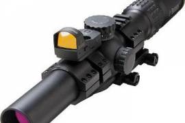 Burris Riflescope - XTR II - 1.5x - 8mm x 28mm (Co, Designed for serious rifle shooters—both tactical and competitive
XTR II Ballistic 5.56 Gen 3 dual focal plane reticle helps achieve maximum accuracy with 5.56/.223 ammunition
The reticle uses mil radian measurements and an illuminated, red “broken circle” centre that allow for ultra-fast engagement at short distances
Dual focal plane reticle design allows crosshairs to change size with magnification so mil measurements and trajectory lines are accurate at any power, and the illuminated centre size remains constant; allows fast, easy transition between short- and mid-distance shooting
Single-turn windage and elevation knobs have a 1/10-mil click value adjustment and feature true Zero Click Stop
9.3 mils of elevation adjustment in 1 full turn; 4.6 mils of windage adjustment in both directions
34 mm body tube
Excellent resolution optics and tactical-appropriate reticles and adjustment knobs make it easier to identify targets and adjust for windage and elevation
Versatile 5-times zoom system allows for a larger field of view at close ranges and better target acquisition at long ranges
Zero Click Stop adjustment knobs let you quickly and easily revert back to the original yardage setting without counting clicks
Advanced windage and elevation adjustments are fast and easy; accurate and repeatable reticle adjustments match the measurement system of the reticle
High-grade optical glass provides excellent brightness and clarity with lasting durability
Index-matched Hi-Lume multicoating aids in low-light performance and glare elimination, increasing your success rate
Illuminated reticle reduces time to get on target in any lighting condition and dramatically increases accuracy when target is dark
11 brightness settings (spanning night vision, low light, and daytime), with a convenient battery-saver position between each setting
Double internal spring-tension system allows the scope to hold zero through shock, recoil, and vibrations
Waterproof
Nitrogen-filled body tubes prevent internal fogging in the cold and rain
Precision-gauged and hand-fitted internal assemblies maintain a consistent point of impact through the magnification range, regardless of shock and vibration
Solid, 1-piece outer tube is stress-free and durable; withstands shock and vibration from even the heaviest-recoiling calibers