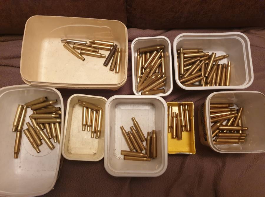 270 Winchester cases once fired