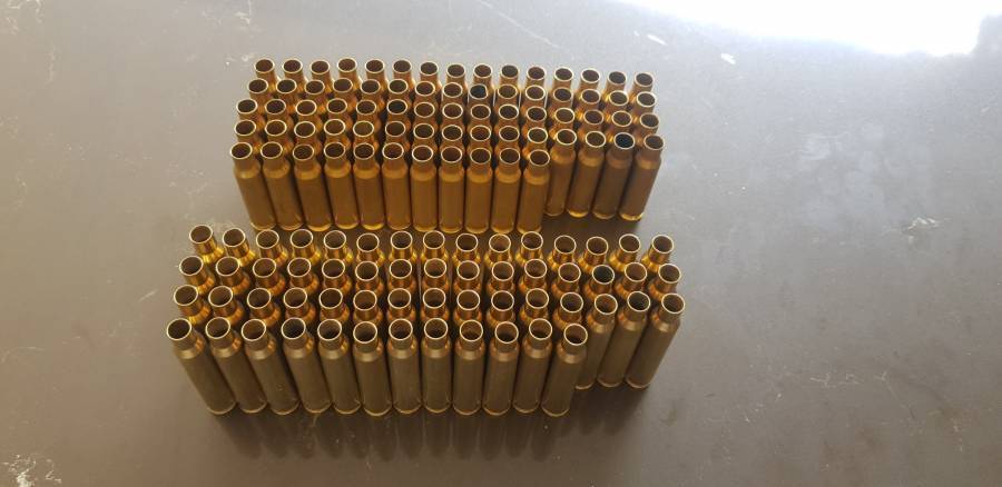 Norma brass 7x64/ pmp 308, I have 52x 7*64 normal brass R5 each and 70x 308 pmp brass R3 each. 
Postage by the buyer please. 
 