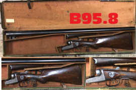 Greener 12GA SIde by Side , On SALE!
In absolute excellent condiotion.
All weapons are checked by a weaponsmith. 
Can be couriered to dealship of choice at an adittional cost. 