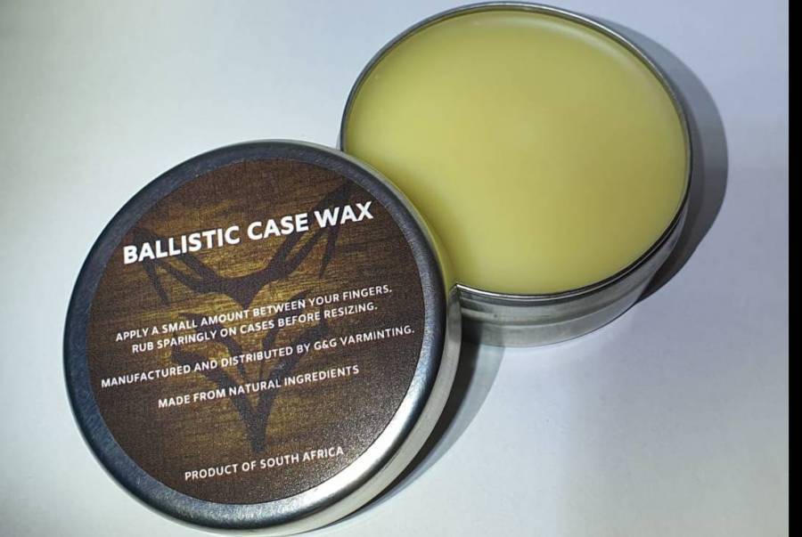 Ballistic Case Wax, Never get a stuck case again. This wax is made in South Africa with all natural ingredients.
One tin would last thousands of rounds. Dealer enquiries welcome.