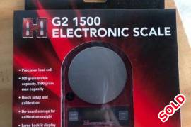Hornady Electronic Scale, Hornady G2 1500 Electronic Scale
Never been used, still in sealed package 