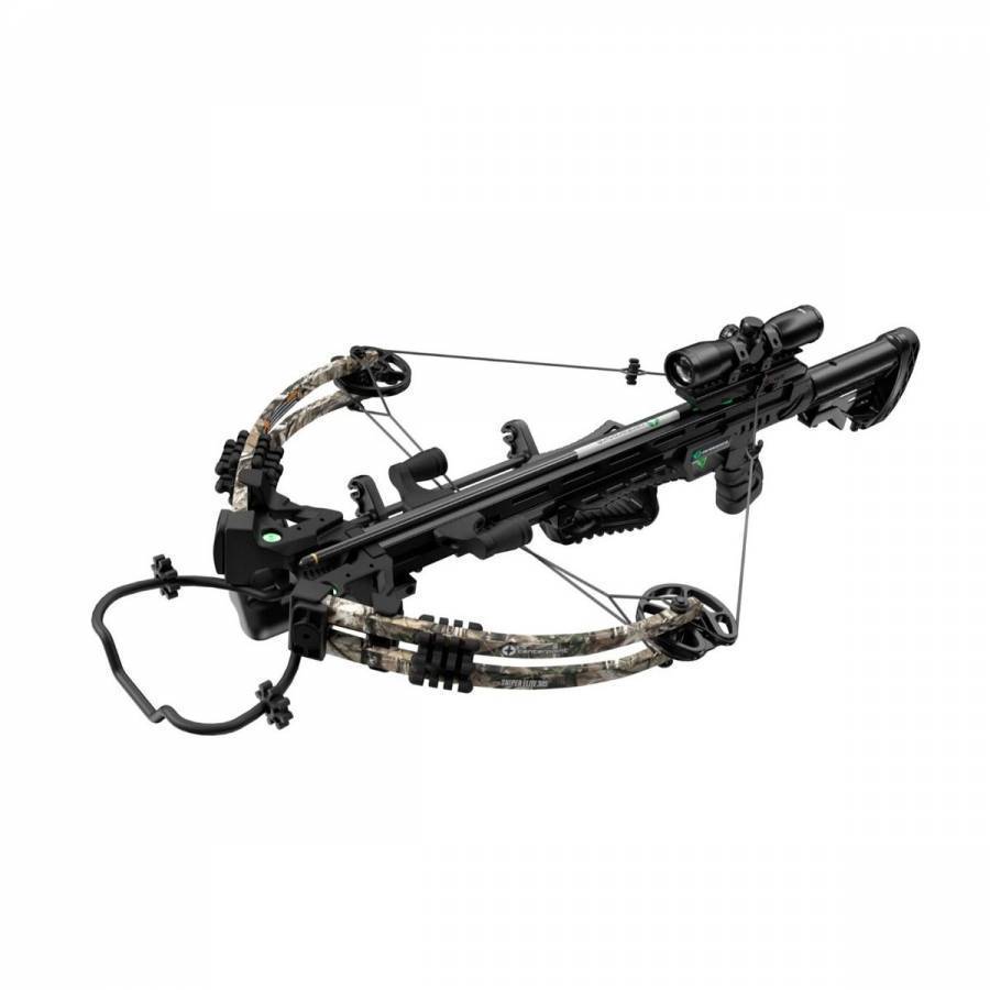 Centerpoint Sniper Elite 385 crossbow, Centerpoint Sniper Elite 385 Crossbow plus 5 arrows, 4 Slicktrick broadheads, 17 fieldpoints and a tripod.
Brand new, still in box