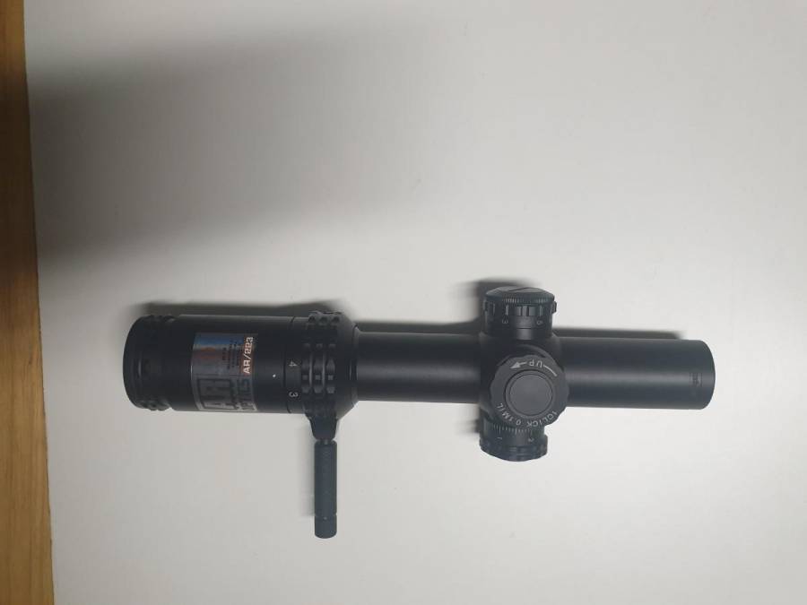 Bushnell 1-4x 24mm AR Optics, AR Optics 1-4x 24mm Illuminated for semi automatic or PCC rifles
Never shot with it