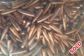 PMP 308 143gr Fmj recovered bullets, PMP 143gr recovered 308 bullets for sale at R3 a bullet I have 1970 available. 
Courier cost a buyers account. 
I am in Pretoria.
Watsapp me at 0764244479 for any enquiries.