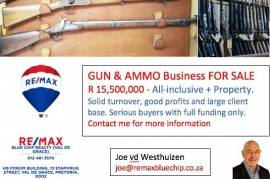 Gun Shops, For Sale, South Africa, Pretoria, Gauteng