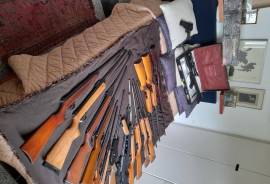 Air Rifle collection, Collection of air rifles for sale.
Included are:
BSA meteor mk1 5.5 
BSA meteor (excellent condition) 4.5
​​​​​Gecado 35 (as new) 4.5
Gecado 25 4.5
Slavia 618 4.5
Crosman powermaster 760 (as new with box) 4.5
Wesley rebel (as new) 4.5
Super Telly ×3 breakneck 4.5
Super Telly underlever 4.5
Relum Tornado 4.5
Relum Tornado 5.5
Nordica Marvic Gold (as new) 4.5
Griffen take down air rifle with carry case (as new) 4.5
Weihrauch HW 45 pistol  (as new) 4.5

All air rifles in good shooting condition. Would like to sell as a complete set or perhaps in groups. The only airguns to be sold separately would be the Weihrauch hw45 and the Griffen. If interested please contact Claudio 0827096590. Please only serious buyers.
