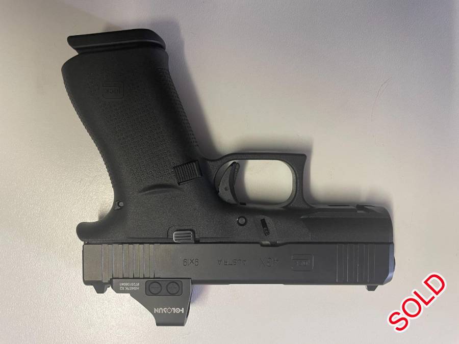 Brand new glock 43X with Holosun 407k, Brand new, on dealerstock