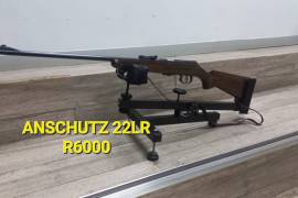 ANSCHUTZ .22 LR RIFLE, DON'T MISS OUT ON THIS LIMITED DEAL!! FEEL FREE TO CALL, EMAIL, VISIT THE SHOP OR WHAT APP FOR ANY FURTHER INFORMATION!!