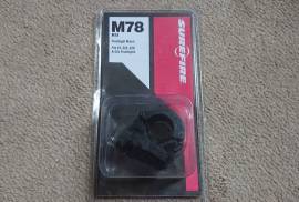 SURFIRE M78 Flashlight mount, TOP Quality, quick detach flashlight mount Made in USA. Original Surfire product! Very Rare since long discontinued..Brand New in its original packaging. Will fit 