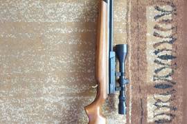 Webley TR HT Raider pcp air rifle , Webley TR HT Raider pcp air rifle. In good condition, .20-5 calibre . Fitted with a Nikko sterling 4-12×50 mountain master. R7500 negotiable.  Contact: 0614891677 for more details and info  