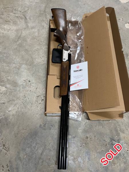 Francolin S16 o/u 28” for sale, Brand new, extractors and chokes