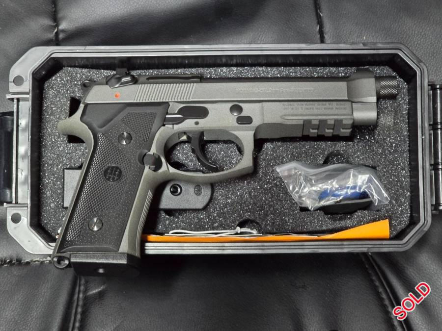 Beretta M9A3 for sale, Brand new, never fired Beretta M9A3, grey, with Beretta competition trigger installed. 3 Mags
