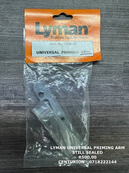 Lyman Universal Priming Arm, https://www.lymanproducts.com/universal-priming-arm 