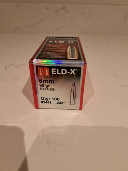 Hornady ELDX 6mm 90grn, 2 x sealed boxes of  Hornady ELDX 6mm 90grn for sale at R1200 per box
located Cape Town,  Southern Suburbs 
Courier for your cost
