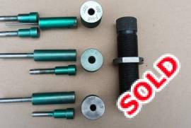 Bullet swaging dies, Swage your own 40 smith & wesson bullets with these dies.
Core swaging die, Core seater die and point forming die.
9mm set also available.
Note: You need a press that can fit these dies. 