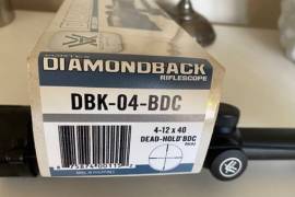 Vortex Diamondback 4-12 x 40 Dead-Hold BDC, Brand new Vortex Diamondback Scope.
Never mounted/used
 