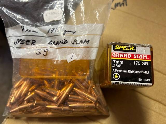 175gr Speer Grand Slam bullets, 139x Speer Grand Slam bullets 175gr 7mm for sale
R1700 (that is R611/50)