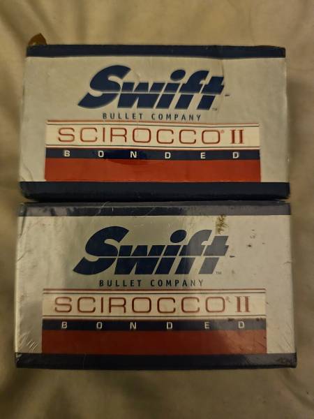 270 2x boxes 130gr Swift Scirocco bullets for sale, 270 130gr Swift Scirocco bullets x2 boxes (100 per box) for sale - price for both (200)
