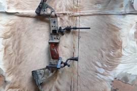 Mr, PSE Baby-Gforce Bow (Compound)


	PSE Baby-Gforce bare bow (as seen on pictures) for sale.
	A to A 36”
	Brace height 4.5”
	Draw weight 60 to 70 pound (Adjustable)
	Right-hand bow
	New bow string installed

