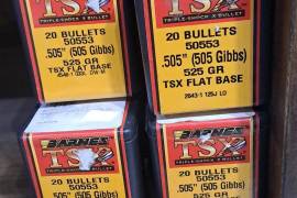 For Sale - BARNES .505 TSX 525gr bullets, For Sale - BARNES .505 TSX 525gr bullets
Premium Big Game Hunting bullets
4 boxes left
R1750/box
Tel 068 505 5664