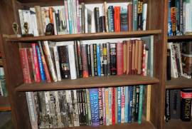 Large book collection, Large personal collection of books with firearms/military themes majority are hard cover